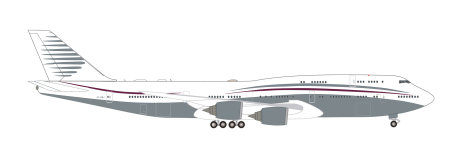 Herpa 536899 - 1:500 - Boing 747-8 BBJ Qatar Amiri Flight